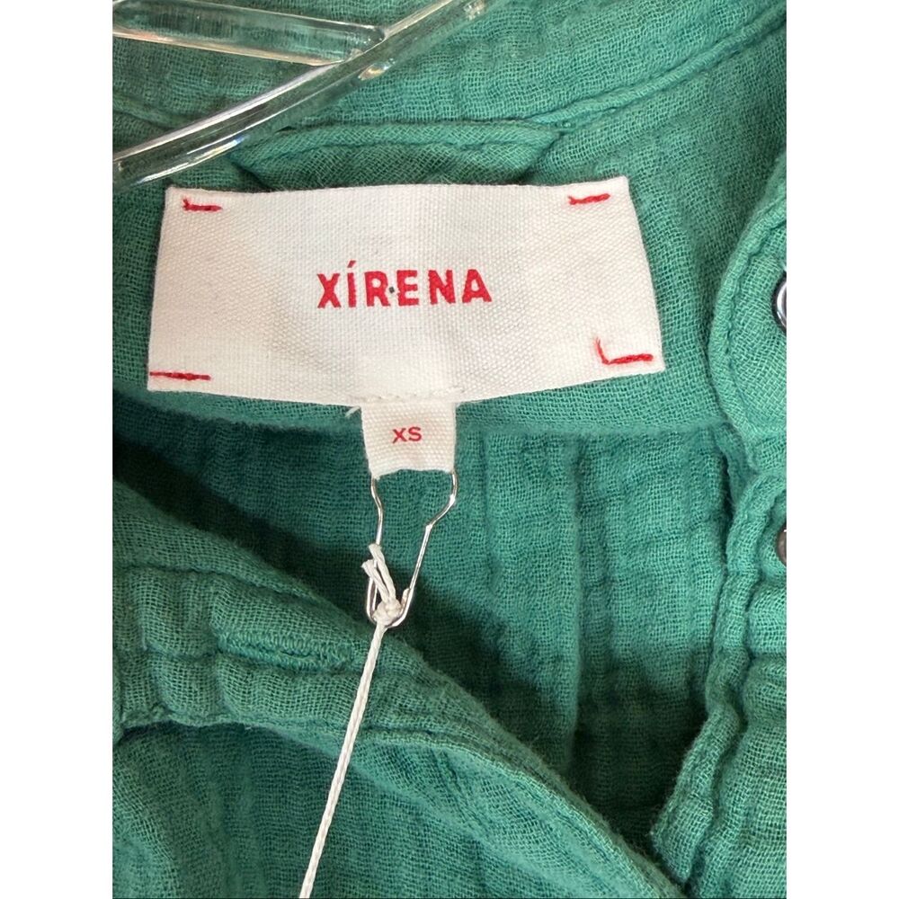 Xirena Boden 100% Cotton Dress in Bottle Green NWT Size X-Small - Picture 6 of 8